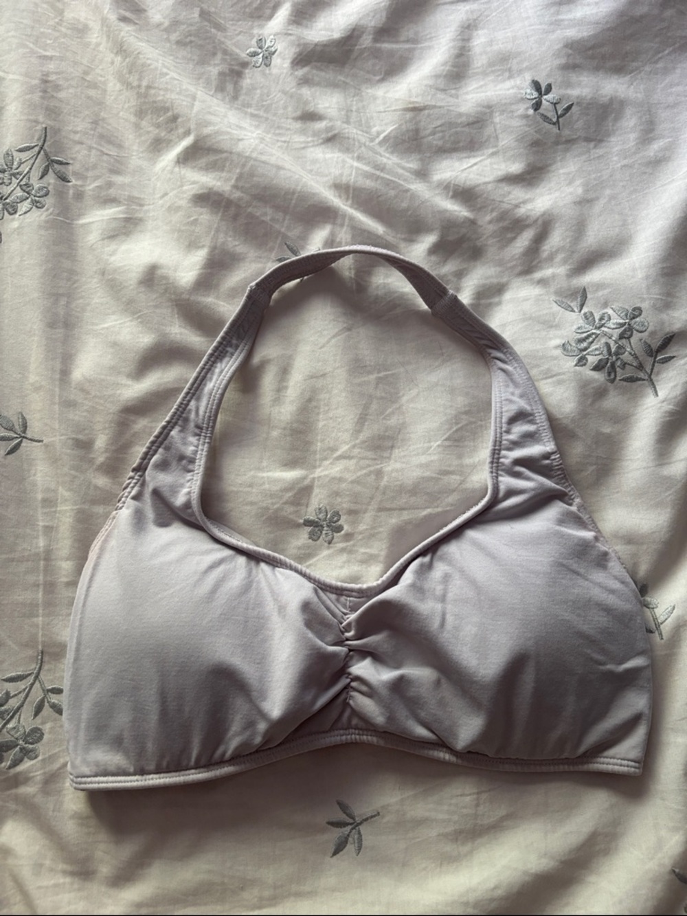 NVGTN white sports bra